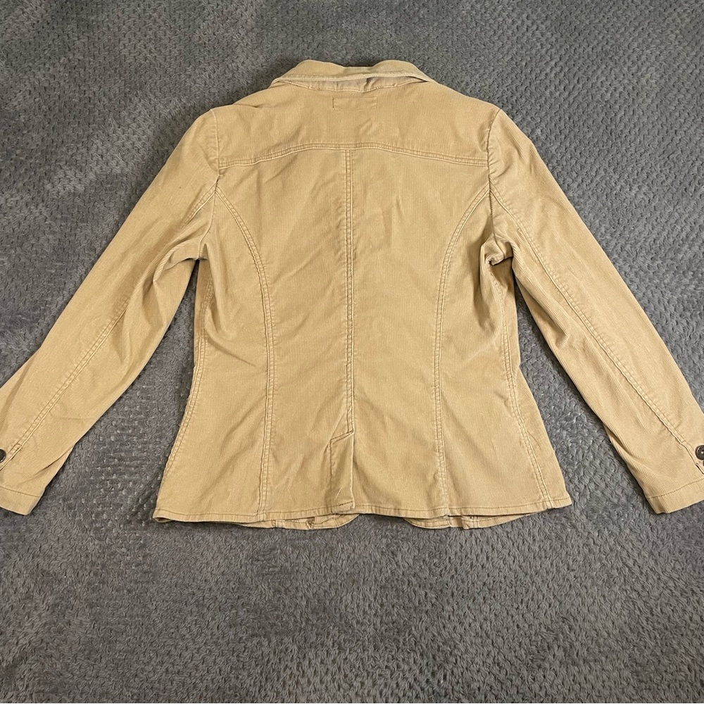 Vintage Levi Strauss Women's Corduroy Jacket Tan Blazer‎ Size XL Classic - Picture 5 of 8